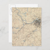 Lowell, Massachusetts Postkarte (Vorne/Hinten)