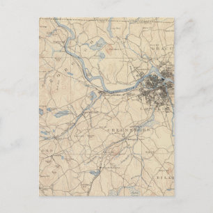 Lowell, Massachusetts Postkarte