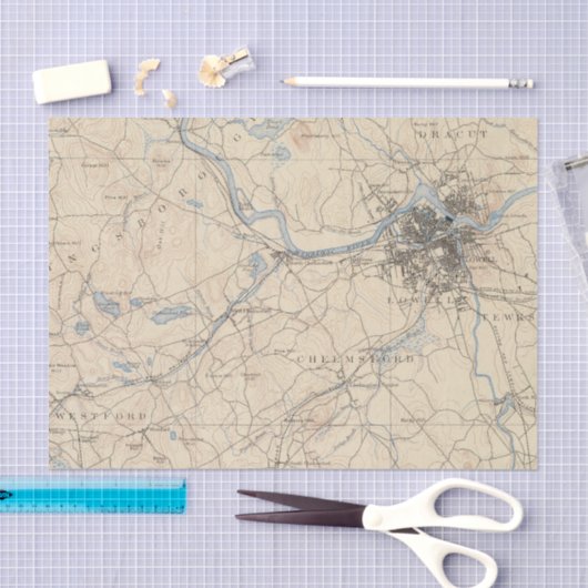 Lowell, Massachusetts Seidenpapier (Handwerk)