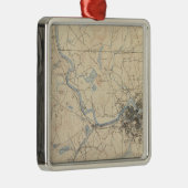 Lowell, Massachusetts Silbernes Ornament (Rechts)