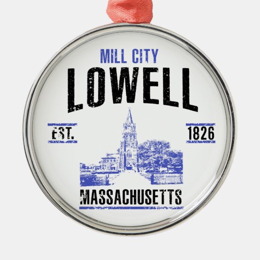 Lowell Ornament Aus Metall (Vorne)