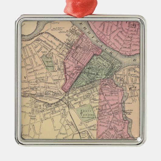 Lowell Ornament Aus Metall (Vorne)