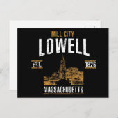 Lowell Postkarte (Vorne/Hinten)