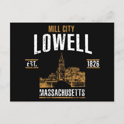 Lowell Postkarte (Vorderseite)