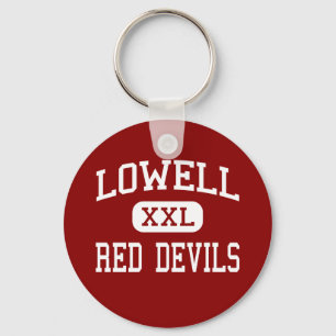 Lowell - Red Devils - High School - Lowell Indiana Schlüsselanhänger