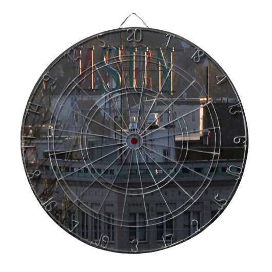 LOWELL SUN GEBÄUDE DARTSCHEIBE (vorne)