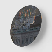 LOWELL SUN GEBÄUDE RUNDE WANDUHR (Winkel)