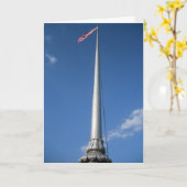 "Lowelle American Flag" Sympathiekarte Karte (Gelbe Blume)