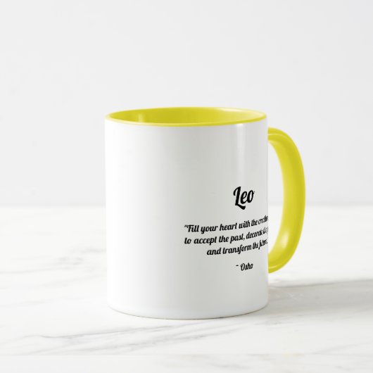 Löwemandala-Tasse Tasse (VorderseiteRechts)