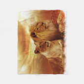 Löwen 1A Fleecedecke (Vorderseite)