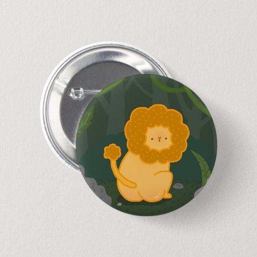 Löwen-Abzeichen Button (Vorne & Hinten)