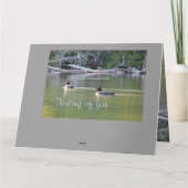 Löwen auf dem Wasser Karte (Rückseite)