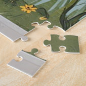 Löwen-Comic-Wandbild für Kinderzimmer Puzzle (Seite)