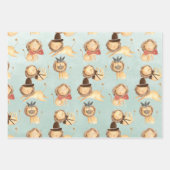 Löwen, die die Welt entdecken Geschenkpapier Set (Vorderseite 3)