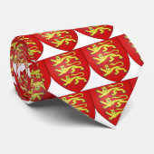 Löwen Englands 3 Krawatte mit Ziegeln gedeckt (Gerollt)