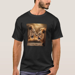Löwen gegeneinander Afrikanische Löwenliebhaber Ku T-Shirt