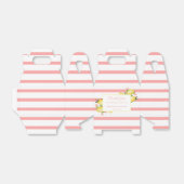 Löwen Gelb und Rosa Wasserfarben Kinderdusche Geschenkschachtel (Ungefaltet)