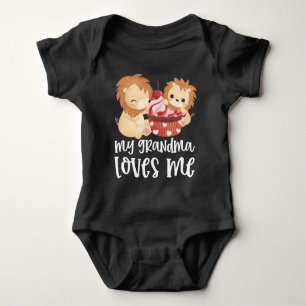 Löwen 🦁 Geschenk für Großkind - Meine Oma-Lieben Baby Strampler