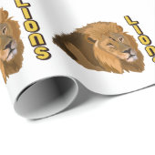 Löwen Geschenkpapier (Rolleneckpunkt)
