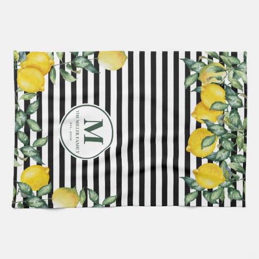 Löwen gestreifte Familienküche Geschirrtuch (Horizontal)