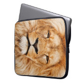 Löwen Head Laptop-Computerschlauch Laptopschutzhülle (Vorderseite Links)