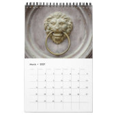 Löwen im Architekturkalender 2023 Kalender (Mär 2027)