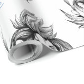 Löwen in Liebe Geschenkpapier (Rolleneckpunkt)