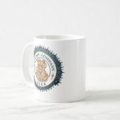 Löwen königin. Schottland Kaffeetasse (Vorderseite Links)