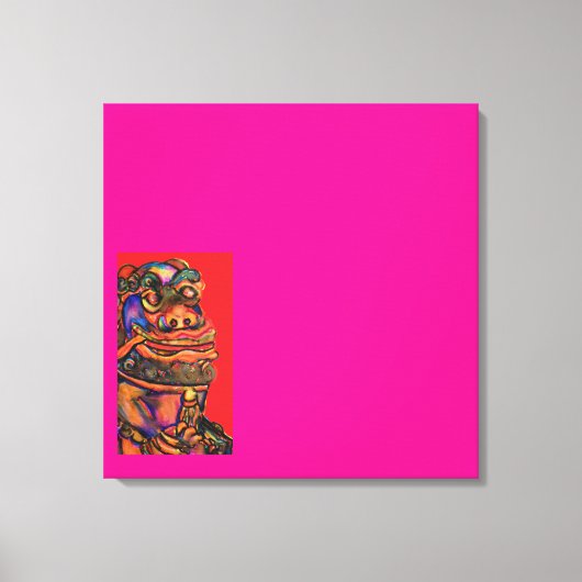 Löwen Leinwanddruck (Vorderseite)