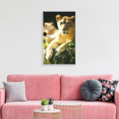 Löwen Leinwanddruck (Insitu (Wohnzimmer))
