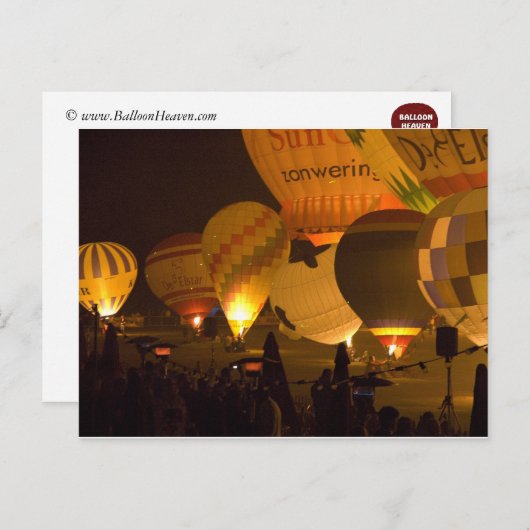 Löwen leuchten im Dunkeln Postkarte (Vorne/Hinten)