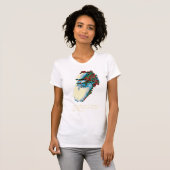 Löwen Liebe (dunkle Farben) T-Shirt (Vorne ganz)