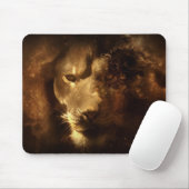 Löwen-Mauspad Mousepad (Mit Mouse)