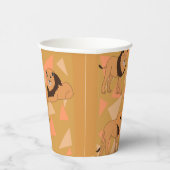 Löwen Pappbecher (Rechts)