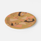 Löwen Pappteller (Schrägansicht)