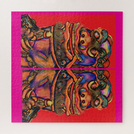 Löwen Puzzle (Horizontal)