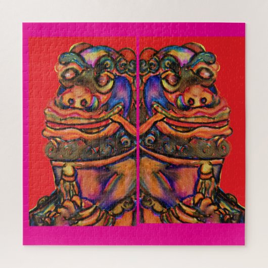 Löwen Puzzle (Vertikal)