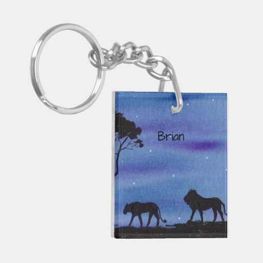 Löwen Schlüsselanhänger (Vorderseite links)