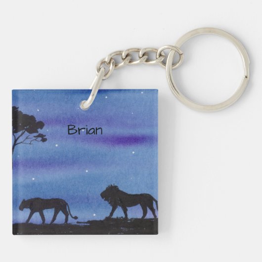 Löwen Schlüsselanhänger (Rückseite)