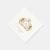 Löwen Serviette (Ecke)