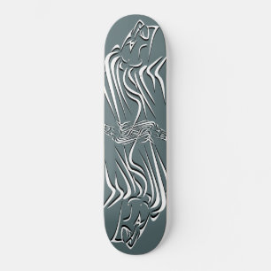 Löwen Skateboard läuft - Ihre Farben
