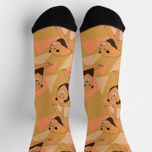 Löwen Socken (Oben)