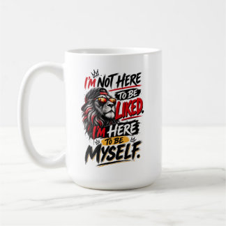 Löwen-Straßenstil | Sei Du Selbst Design Kaffeetasse