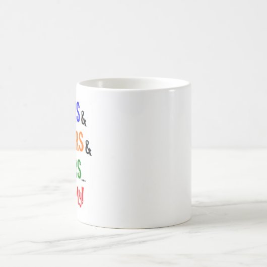 Löwen Tiger tragen Tasse (Mittel)