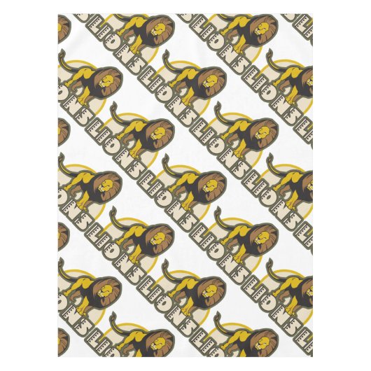 Löwen Tischdecke (Vorderseite)