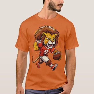 Löwen-Touchdown Amerikanisch T-Shirt
