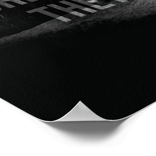 Löwen träumen nicht von der Jagd, sie jagen nur Poster (Ecke)