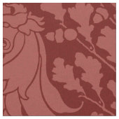 Löwen und Eichen, Brick Red Stoff (Nahaufnahme)