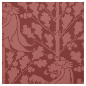 Löwen und Eichen, Brick Red Stoff (Muster)