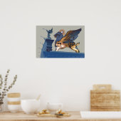 Löwen und Engel Poster (Küche)